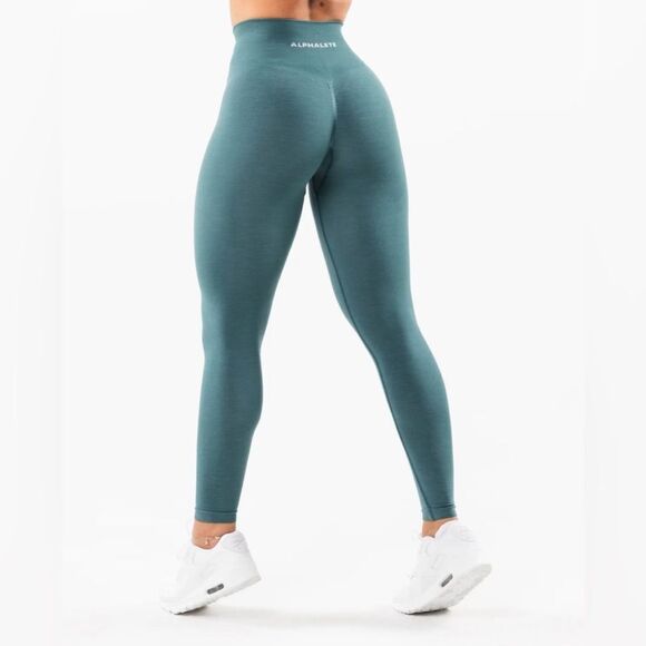 Alphalete Amplify High Rise legging NEW Small Ocean Teal - Picture 6 of 14